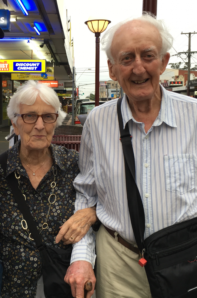 Mum and Dad when they were free to walk around.  Before their illegal detention.